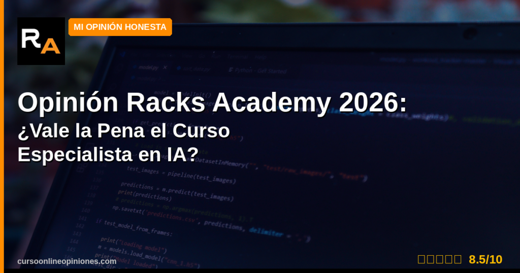 opinión racks academy 2026 curso especialista en IA